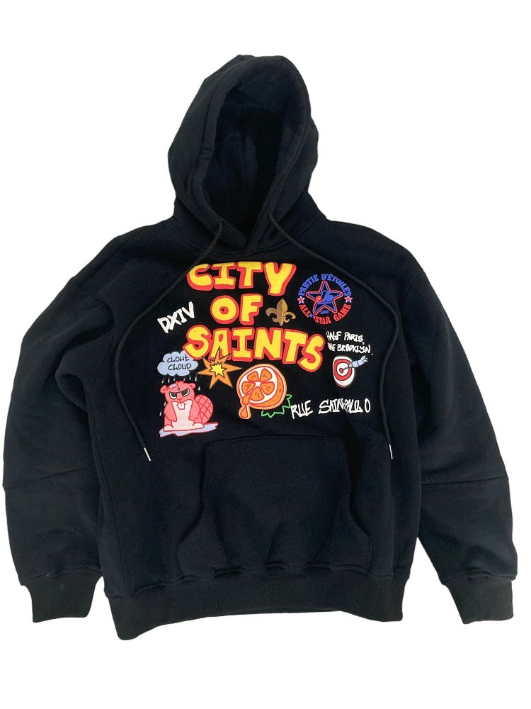 City of Saints Hoodie Black